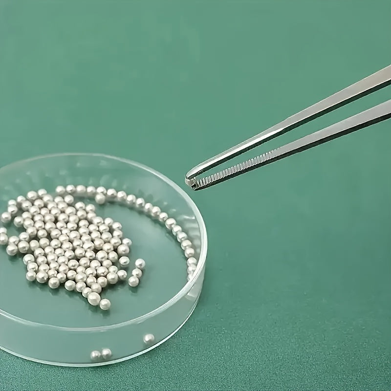 2pc Stainless Steel Tweezers Set for Cooking Grilling Bonsai Jewelry Making Long Durable Anti-Slip