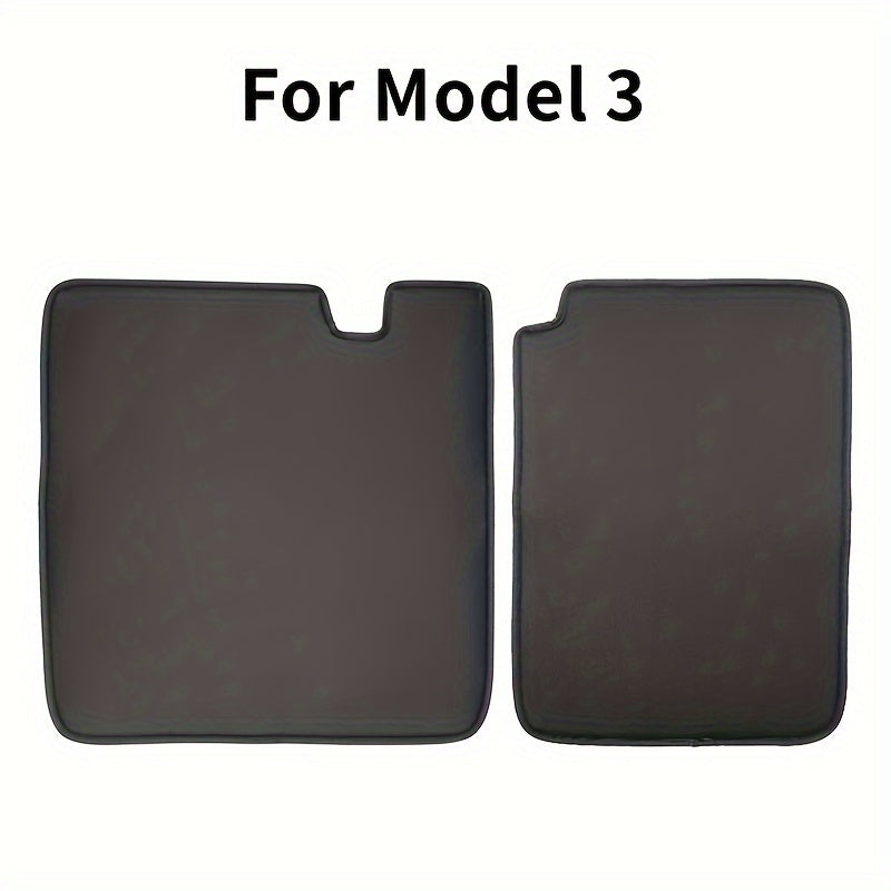 Rear Seat Backrest Cover for Model Y/3 Durable Seat Protector with Kick Pad