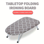 Mini Desktop Ironing Board Portable Foldable Small Space Clothes Ironing Surface