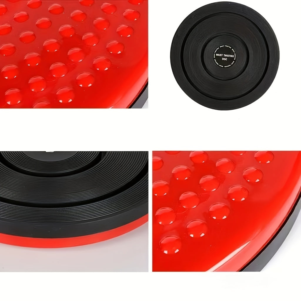 Gran disco magnético de torsión de cintura para entrenamiento muscular en rojo, negro y azul