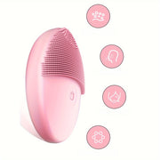 Electric Facial Cleansing Brush for Gentle Exfoliation Deep Cleaning and Massaging