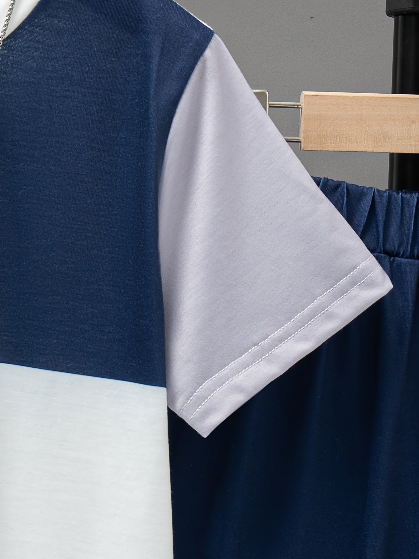 Kids Boys Summer Casual Outfit Short Sleeve Top and Trousers Set