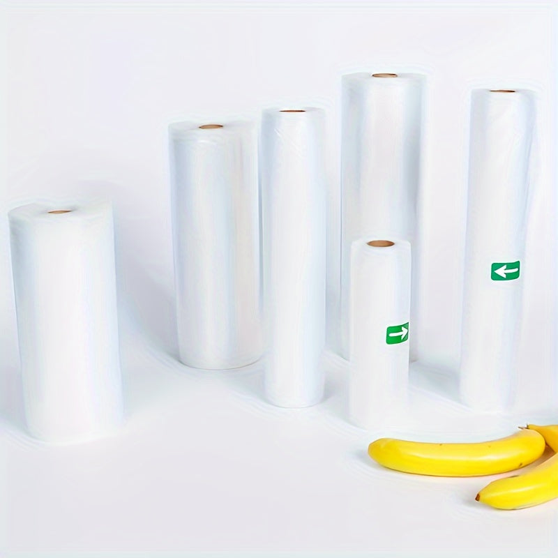 Pack of 3 Vacuum Sealer Rolls for Food Storage Reusable Plastic Bags for Fruits Veggies Meat