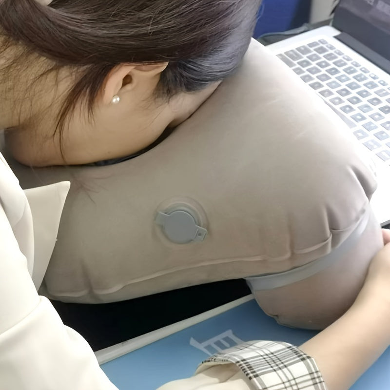 Inflatable Pillow for All Sleeping Positions Lumbar and Knee Support