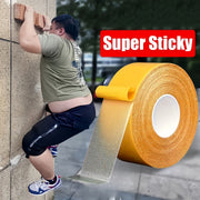 Heavy Duty Double-Sided Tape with Fiberglass Mesh Waterproof Transparent Mounting Tape for Walls Glass and Surfaces