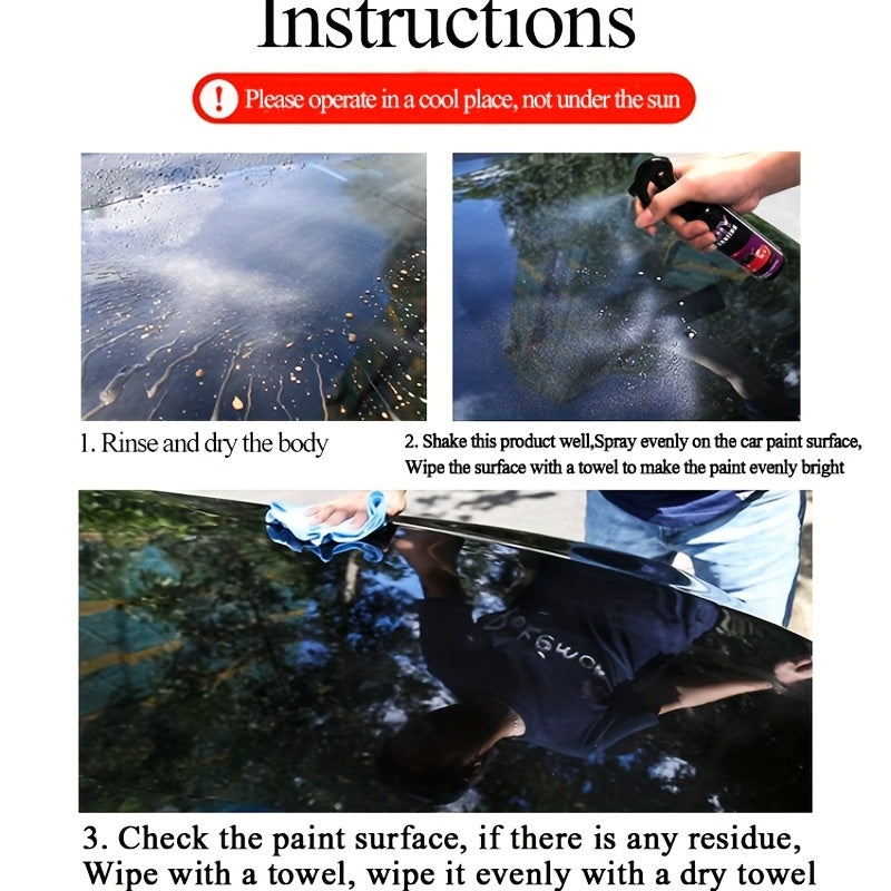 Recubrimiento de cerámica para coche, pintura brillante, hidrofóbico, de larga duración