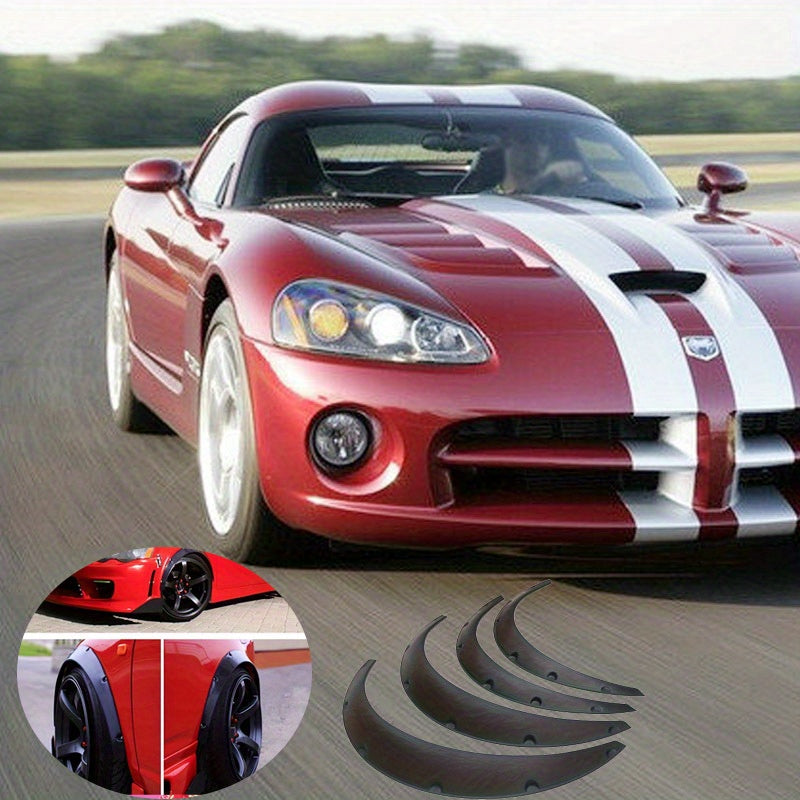Universal Car Wide Body Wheel Arch Extensions Plastic Fender Liners Off-Road SUVs Sedans