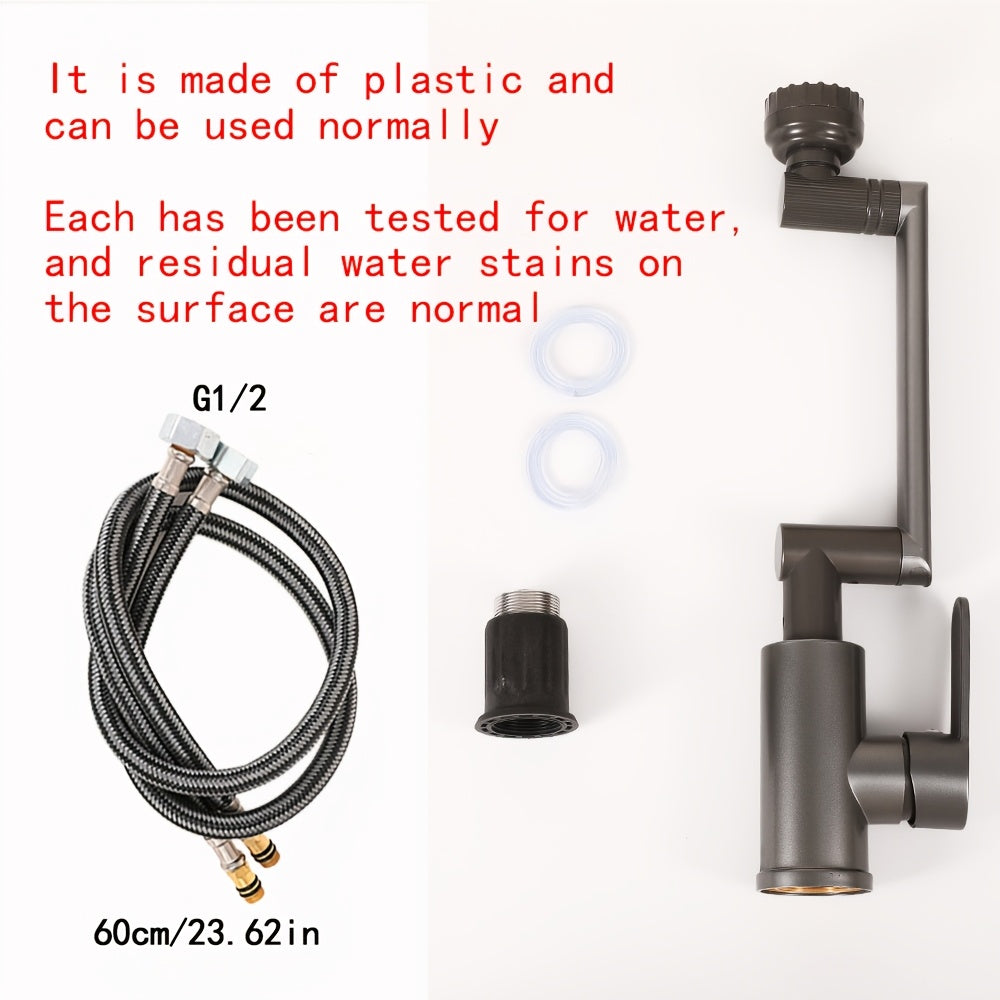 Juego de grifo de brazo robótico moderno ajustable para cocina y baño con agua caliente y fría