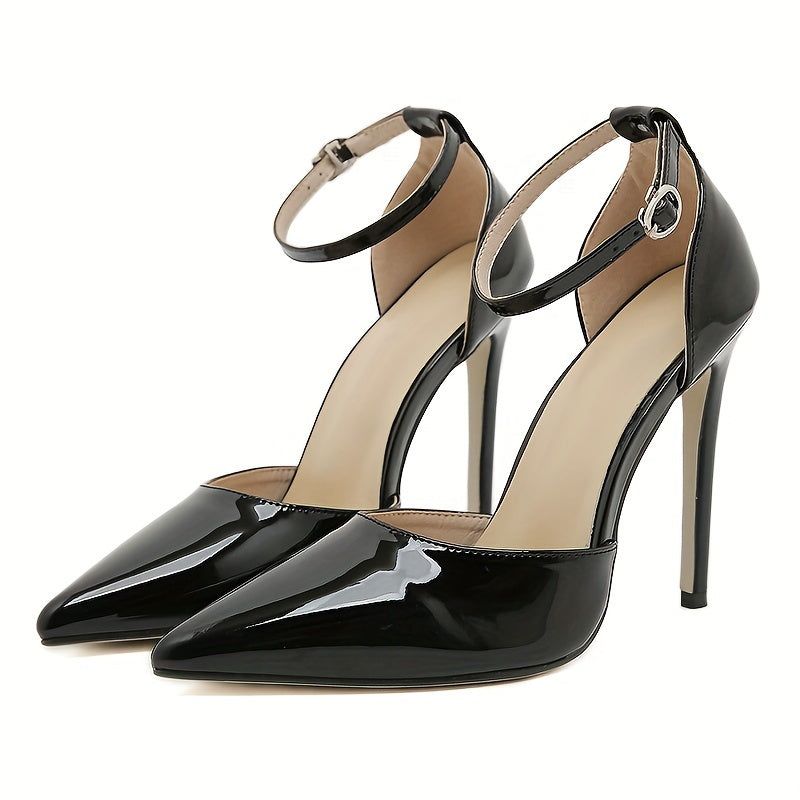 Women's Solid Color Pointed Toe Stiletto Heels Dress Pumps