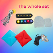 Traditional Outdoor Game Set with 14 Pieces Made from 3D Printed Plant Material