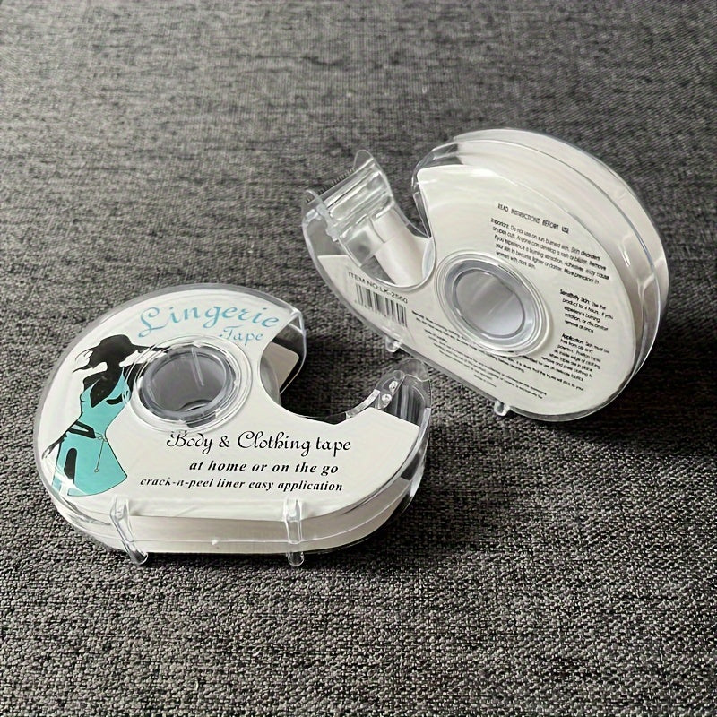 Cinta adhesiva transparente de doble cara para camisas y prendas