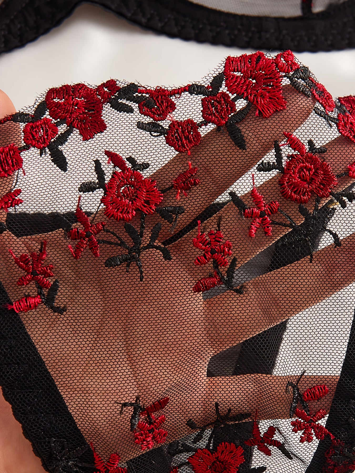 Комплект нижнего белья с цветочным принтом plus size, комфортный, мечтательный, сексуальный бра, бюстгальтер