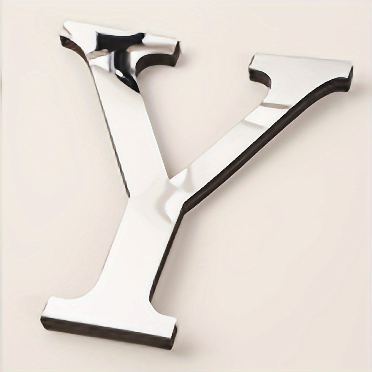 3D Acrylic Mirror Wall Decals Alphabet Stickers Gold Silver Self-Adhesive Modern Home Decor