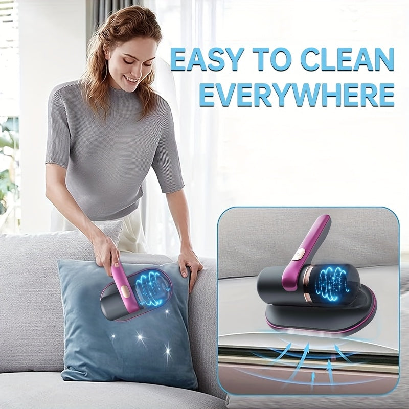 Rechargeable Portable Vacuum Cleaner for Bed Sofa Carpet Hair Dirt Removal