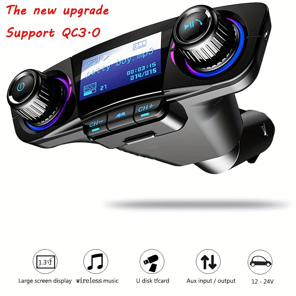 Car FM Transmitter MP3 Player Adapter Charger Handsfree for Car Audio