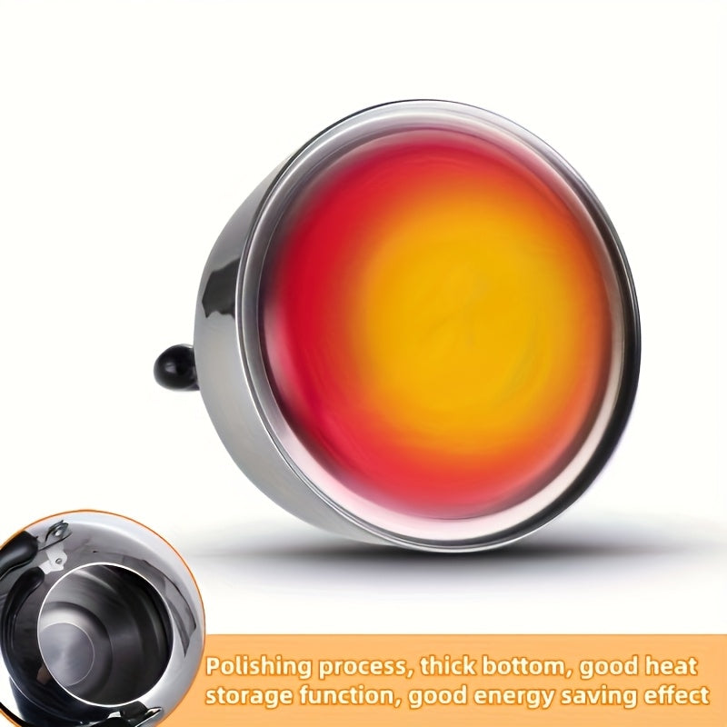 Нержавеющий чайник 3л с свистком для домашнего и коммерческого использования