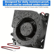 CLLICE USB sovutish ventilyatori PC uchun - 120x120x32mm, shovqinsiz ishlash, kompyuter korpasi va CPU issiqlik chiqarish uchun ideal.