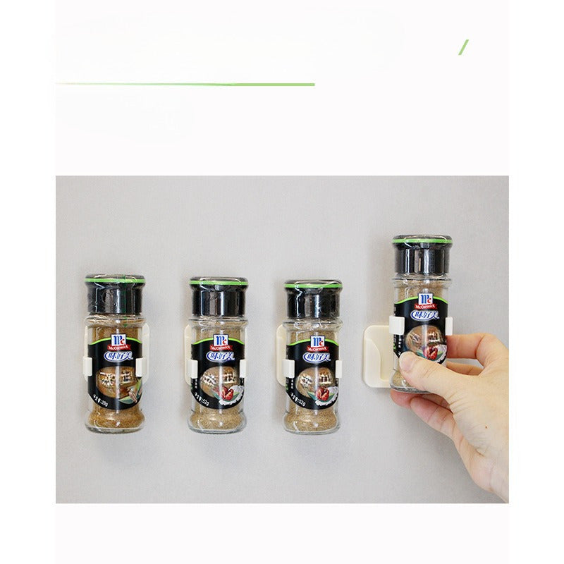 Self-Adhesive Storage Rack Set for Seasonings and Spice Containers