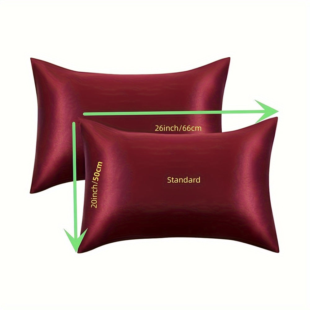 Juego de 2 fundas de almohada satinadas náuticas de microfibra resistentes a las arrugas y para todas las estaciones