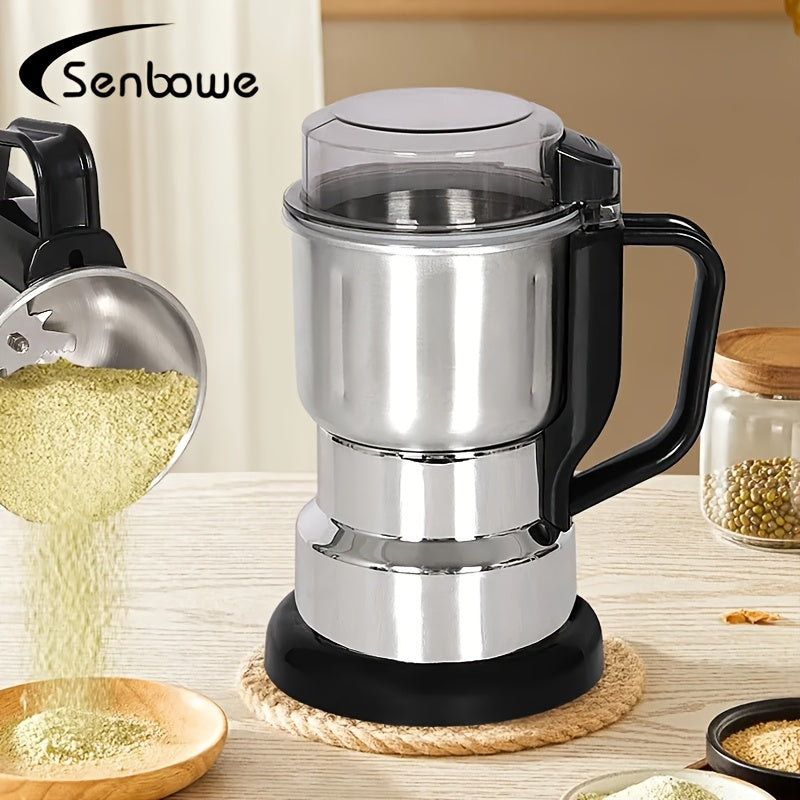 Electric Coffee Spice Grinder Stainless Steel 10s Quick Grind Compact