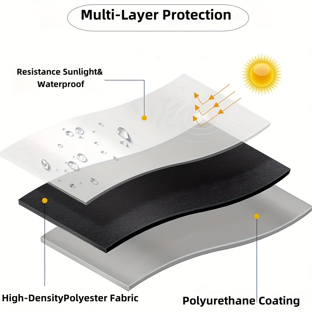 Waterproof Dustproof Fan Covers 210D Oxford Fabric Foldable Indoor Outdoor Use