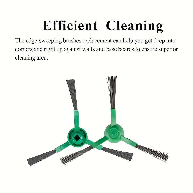 14 dona Robot tozalash uchun vakuum tozalash aksessuarlar to'plami, cho'tkalar, filtrlashlar, yostiqlarni o'z ichiga oladi