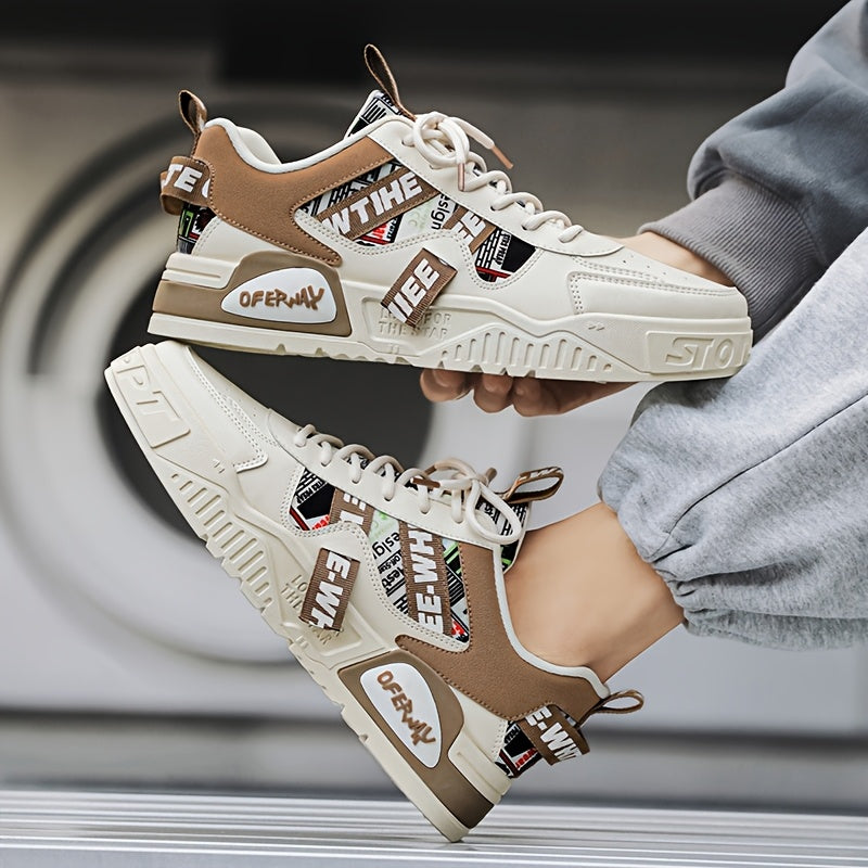 Men's Large Size Casual Sneakers Breathable Shock-Absorbing Anti-Slip Low Top