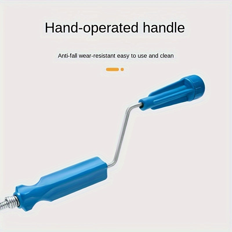 "O'zgaruvchan Quvur Tozalash Vositasi - Kanalizatsiyalarda, Hojatxonada, Oshxona va Hammom Lavabolarida, hamda Vanna to'siqlarini olib tashlaydi - Batareyalar kerak emas, Uy uchun zarur tozalash vositasi"