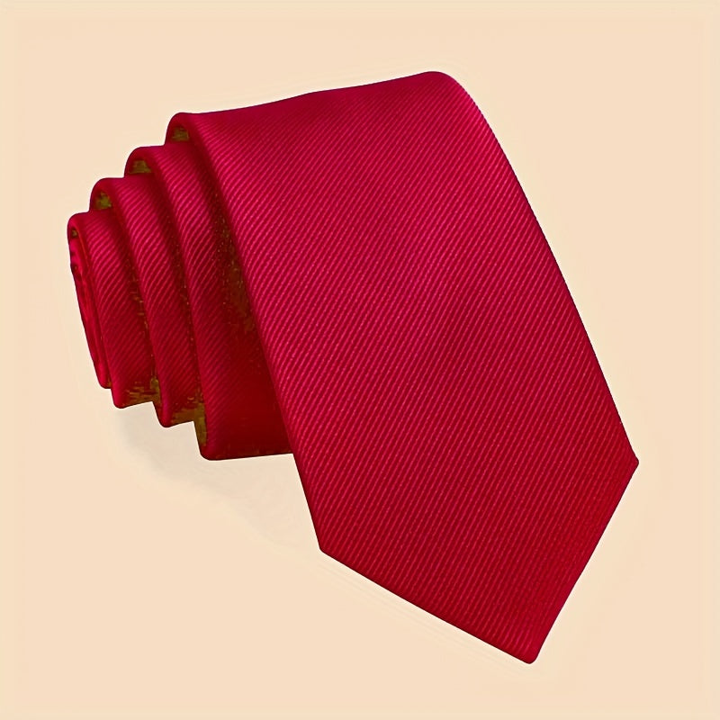 Erkaklar uchun oddiy rangli galstuk, ish kiyimlari va maktab formasi uchun