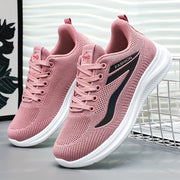 Women's Casual Sports Shoes Knitted Mesh Flat Low-Top for Outdoor Activities