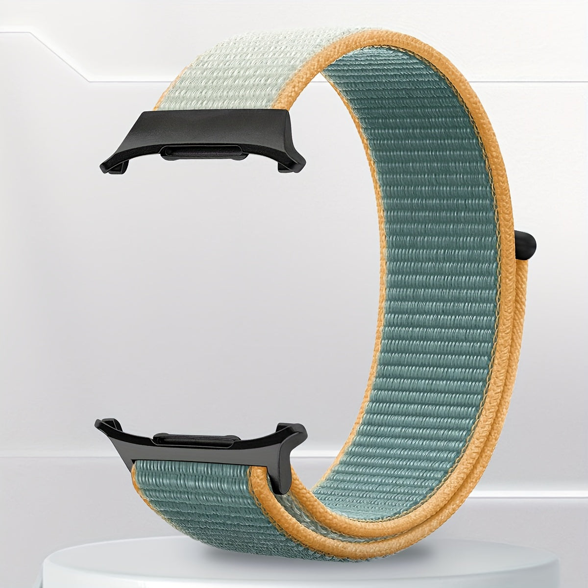 Water-Resistant Nylon Watch Band for Galaxy Watch Ultra Adjustable Strap Deployant Clasp