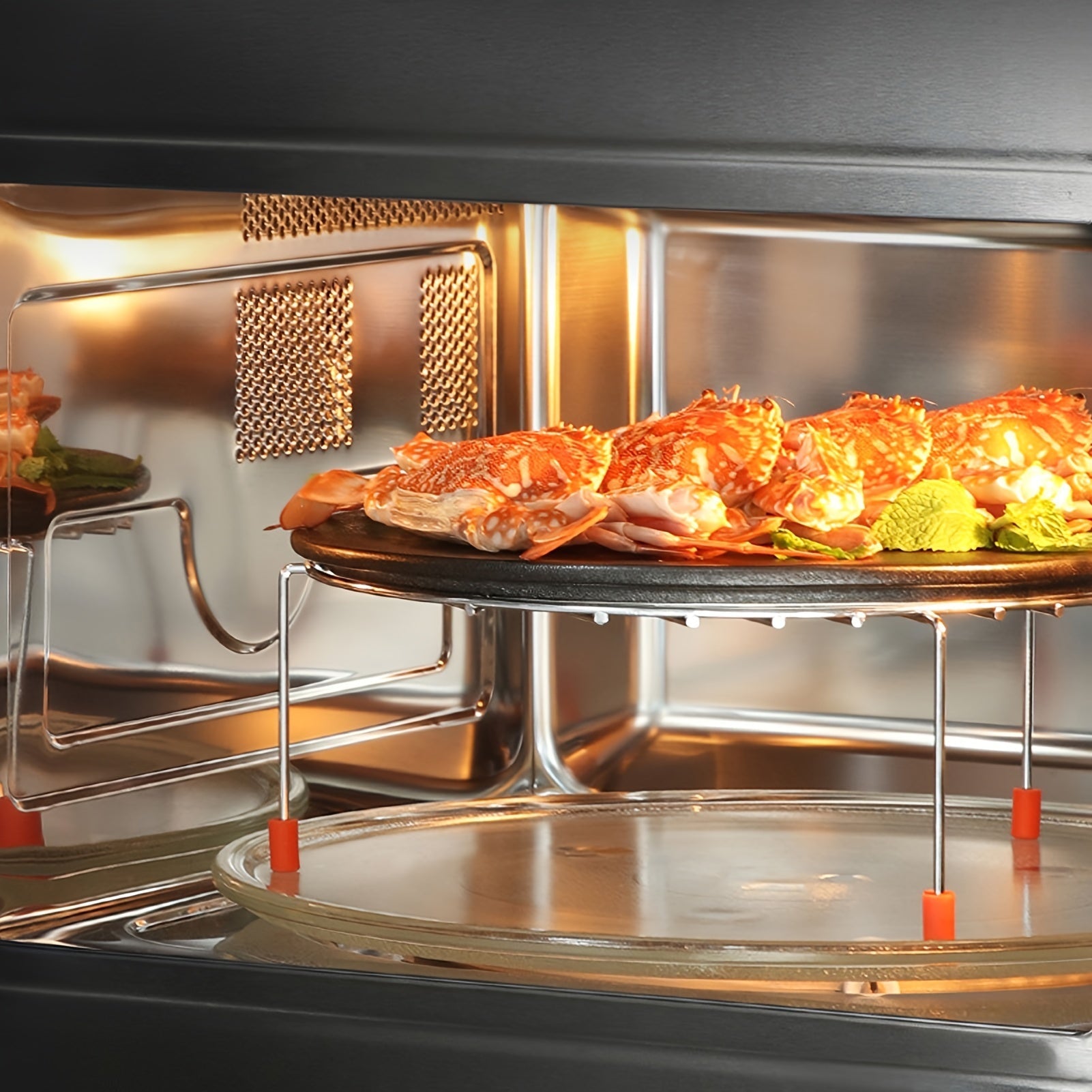 Heat-Resistant Glass Microwave Turntable Plate for Kitchen and Dining