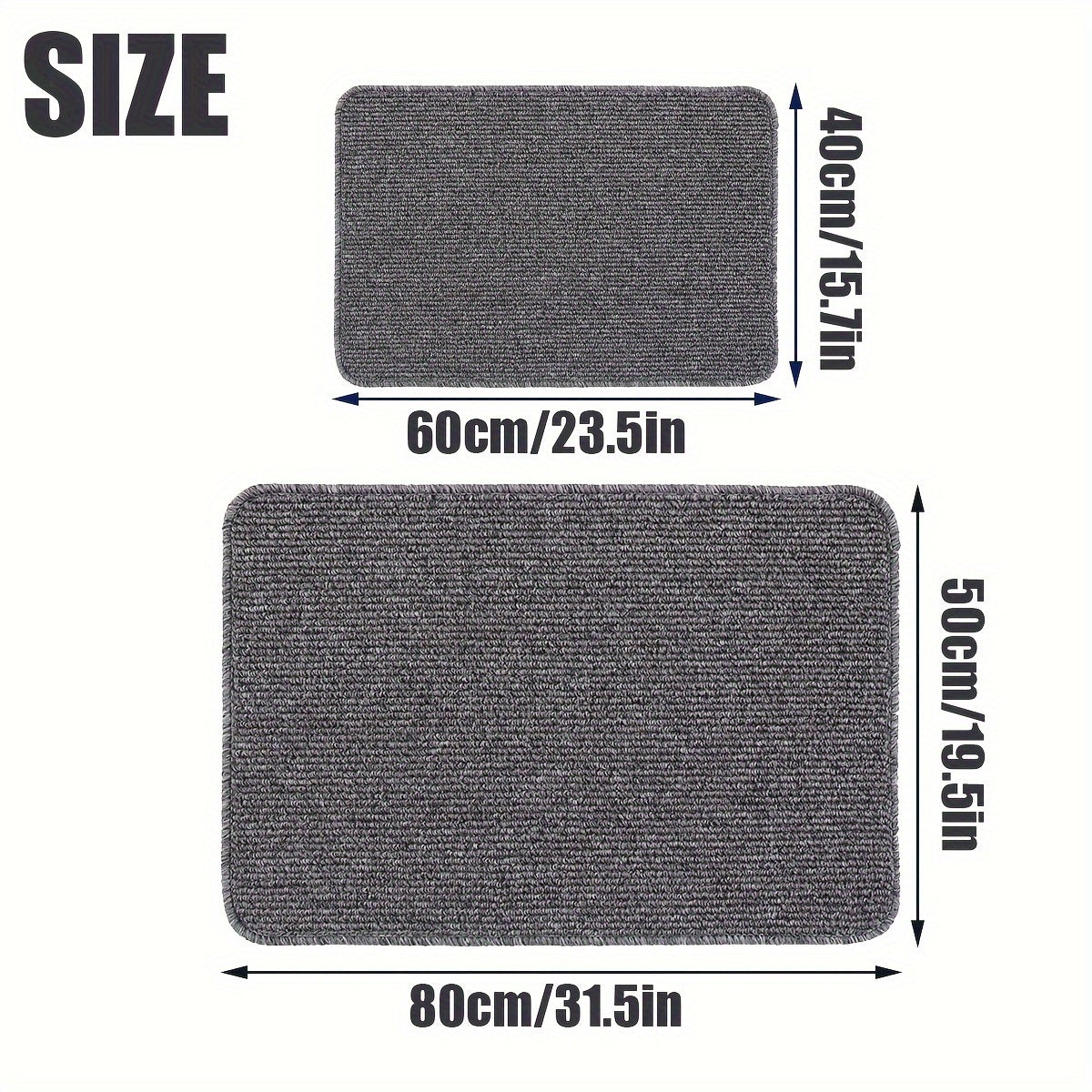 Anti-Skid Entryway Mat Durable Low Profile Rug Non-Slip Backing Stain-Proof
