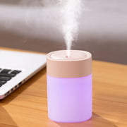 Portable USB Aromatherapy Humidifier with Color-Changing Night Light for Office Bedroom Car