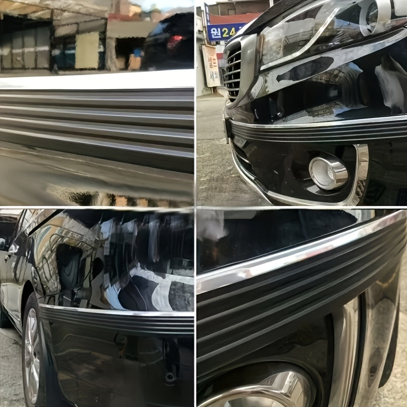 Universal Car Door Sill Protector PVC Bumper Strap Scratch-Resistant Fender Liner