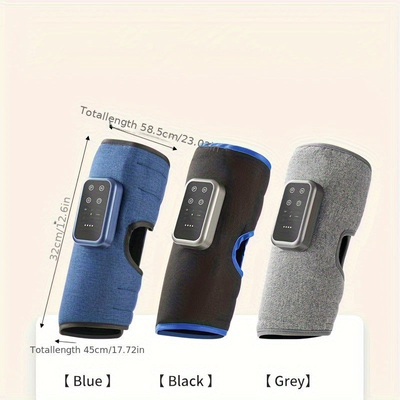Cordless Electric Leg Massager with Heating and Air Compression for Calf Relaxation