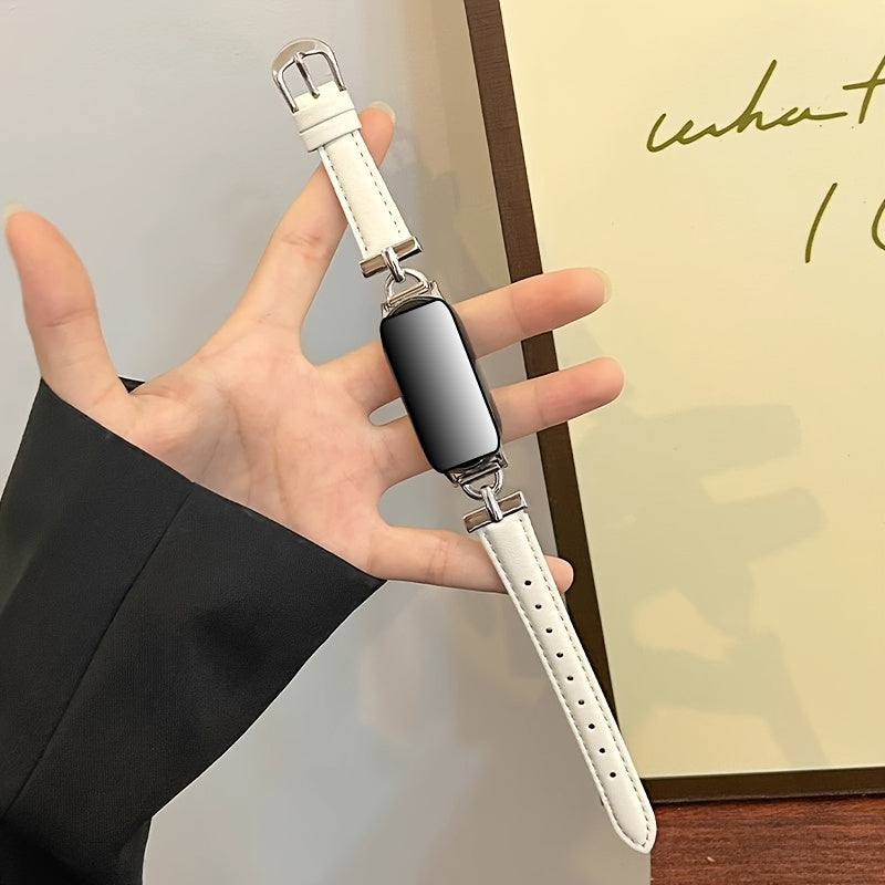 Synthetic Leather Watch Strap for Men and Women with D-Buckle NFC Fit Durable Breathable