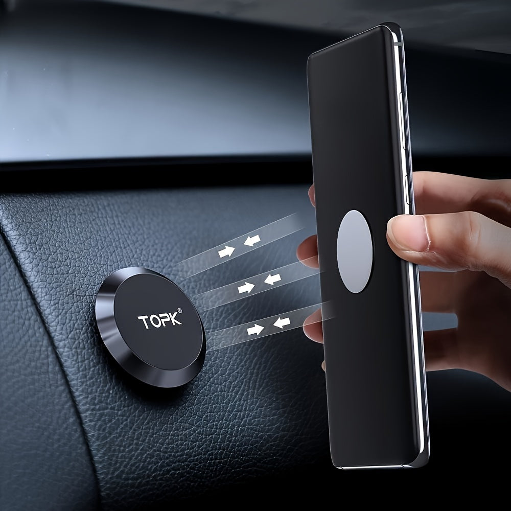 Soporte universal para teléfono de coche con rotación de 360° y soporte magnético para tablero
