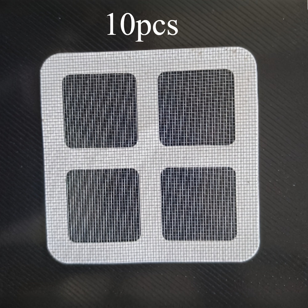 10 ta bir foydalanish uchun insektlarga qarshi o'z-o'zini yopishtiradigan pol tozalash uchun stikerlar, hammom uchun soch filtri va kanalizatsiya tarmog'i uchun mesh