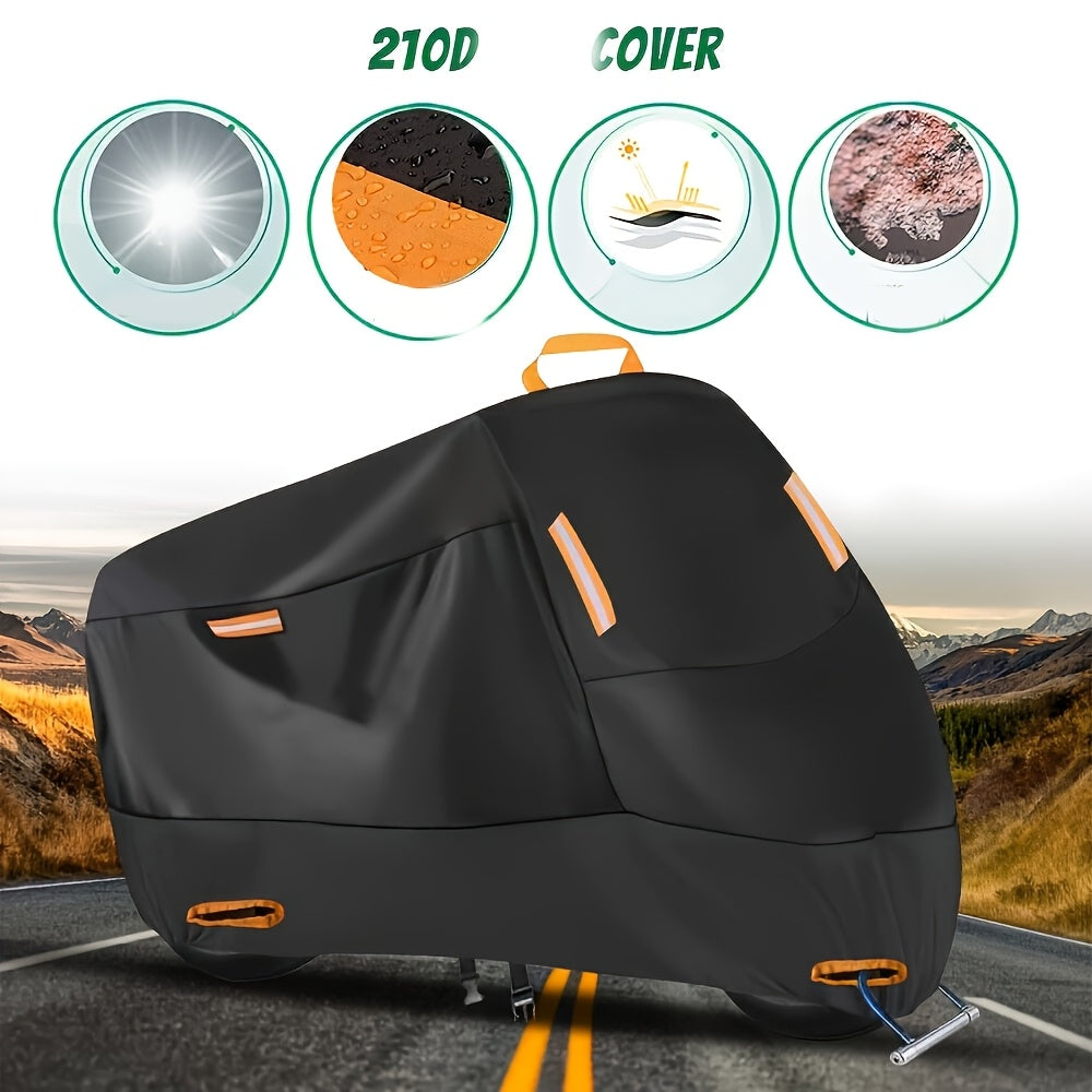 Universal Motorcycle Cover All Seasons Waterproof Outdoor Durable Bike Cover