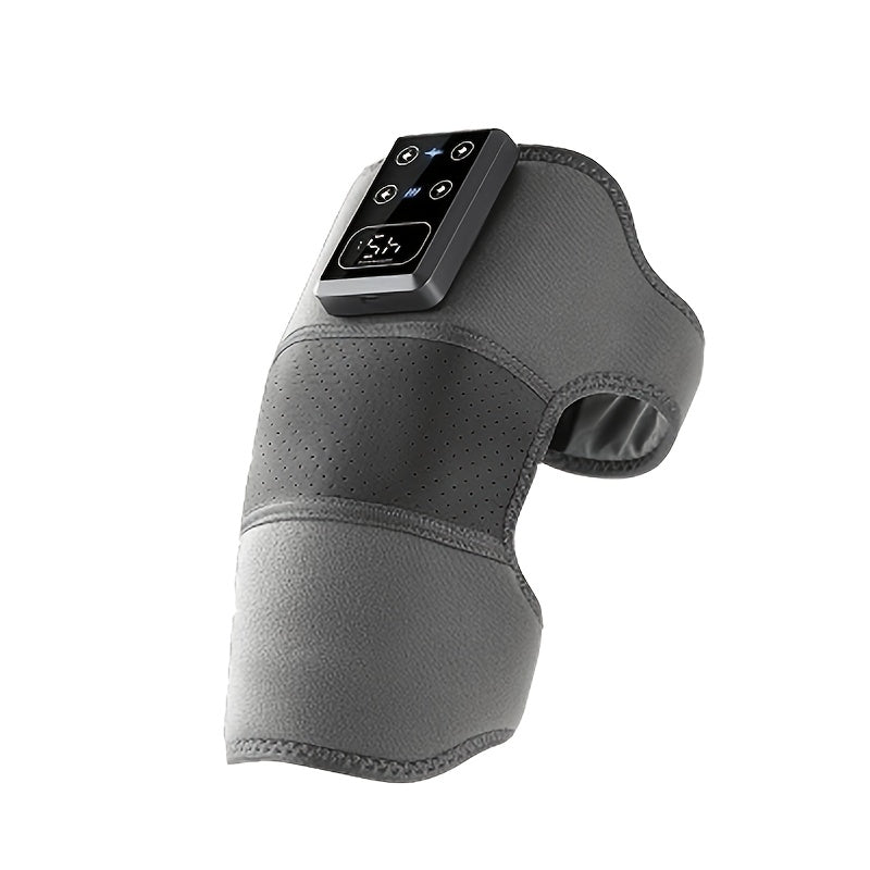 Almohadilla de masaje eléctrica con calor de moxibresión y intensidad ajustable para hombro, codo y rodilla