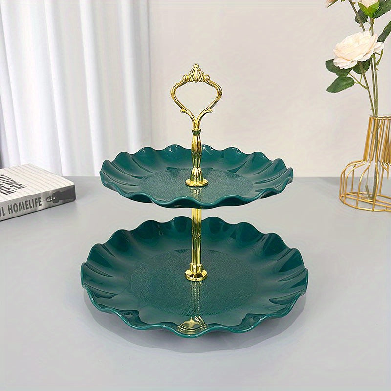 Plastic Dessert Display Tray for Weddings and Parties