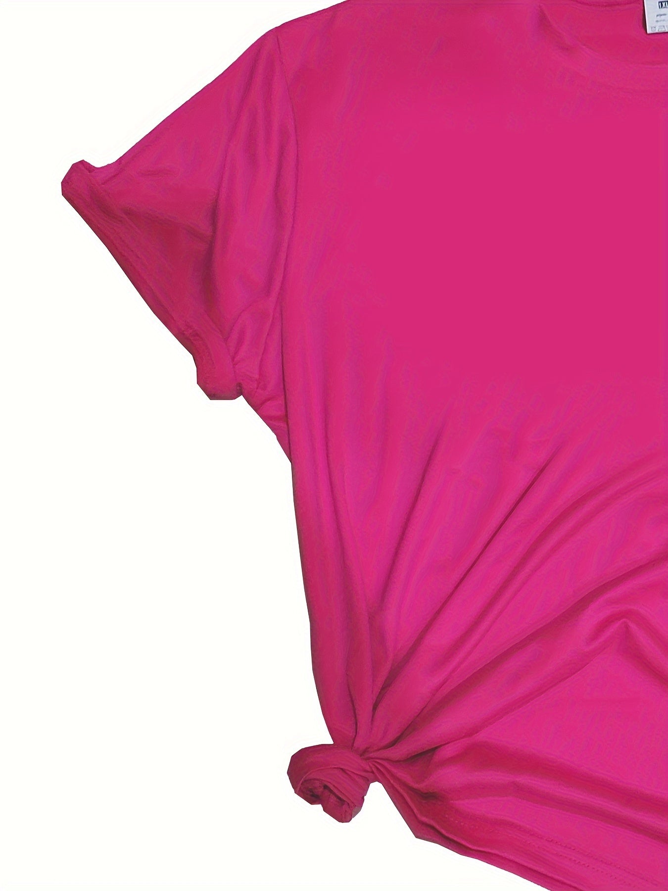 Plus Size Women’s Sports T-Shirt Polyester Breathable All-Season Casual