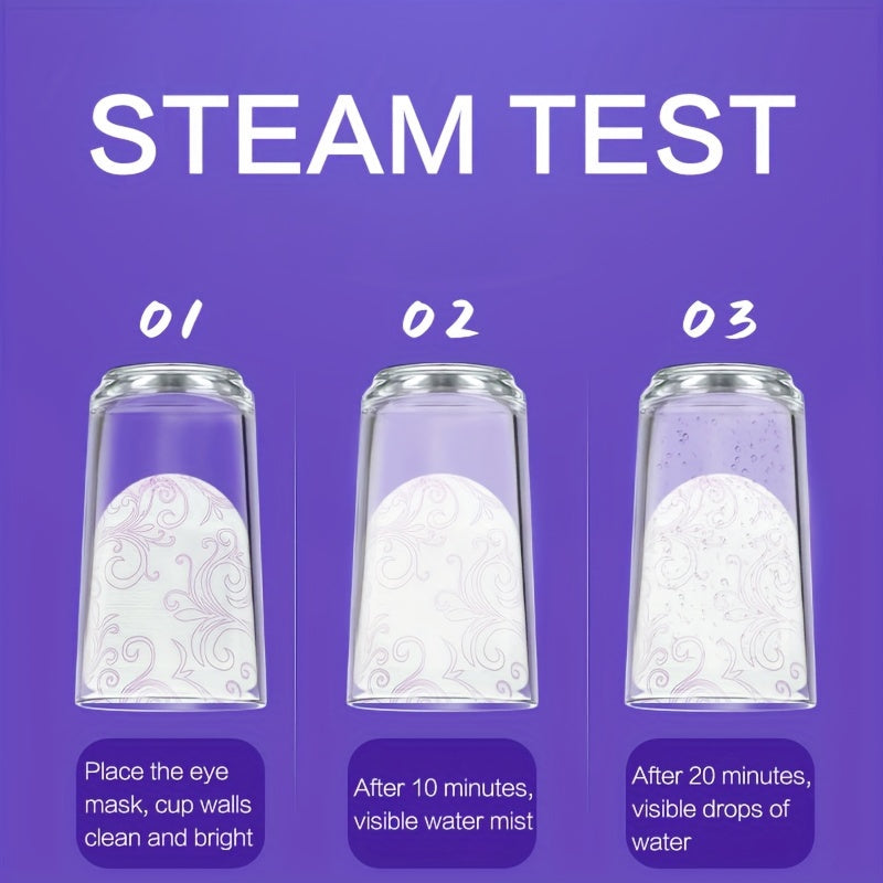 Uyquni tinchlantirish uchun 10 ta lavanda aromatli o'z-o'zini isitadigan bug'li ko'z maskalari