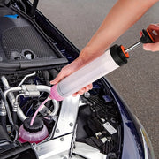 Manual Oil Extractor Pump 500cc Transparent Automotive Syringe for Easy Oil Change