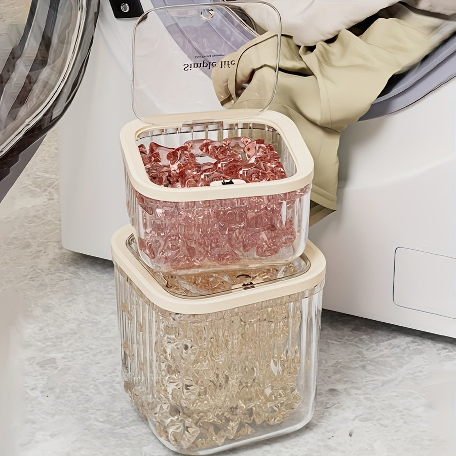 Odorless Plastic Laundry Dispenser Organizer for Capsules and Dryer Sheets