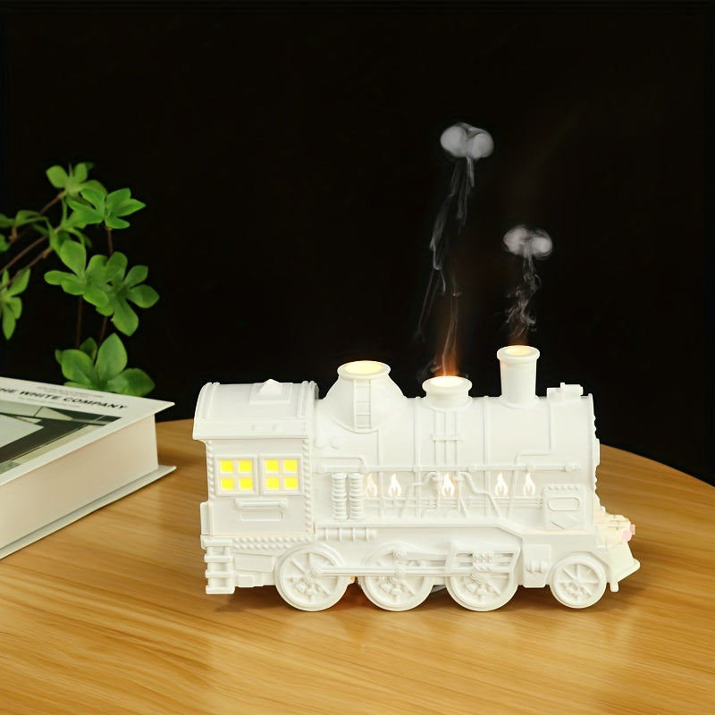 Essential Oil Diffuser Small Train 10.14oz Aromatherapy Cold Mist Lights