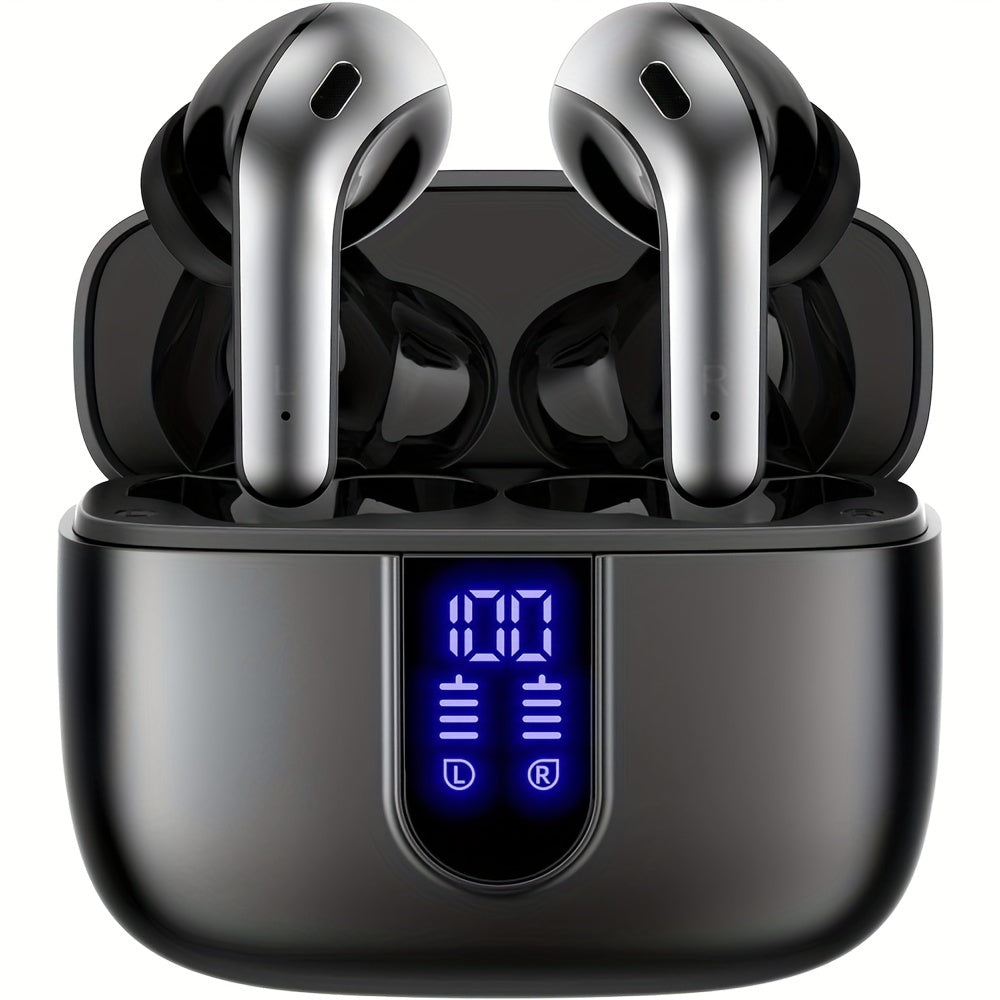 Wireless Earbuds with Charging Case for iPhone and Android Sports Noise Cancelling