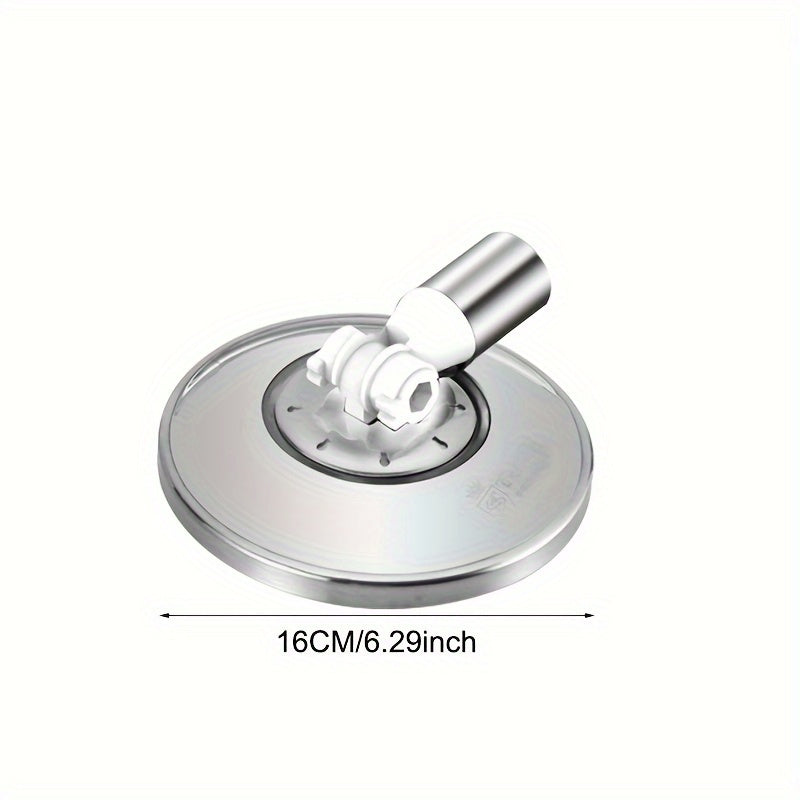 Uy, oshxona va hammom polini tozalash uchun qalinlashtirilgan plitalar bilan aylanuvchi mopa bosh - universal metall mop tutqichi ulanishi, ideal tozalash vositasi va tozalash materiallari