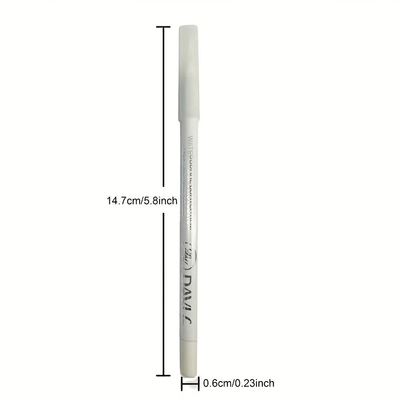 Lápiz de delineador de ojos mate con purpurina en 14 colores para mujer, a prueba de agua y sin manchas